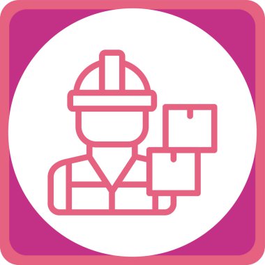 Mühendis simgesi vektör çizimi