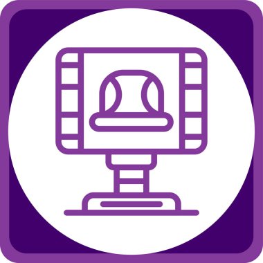 Modern simgenin vektör illüstrasyonu