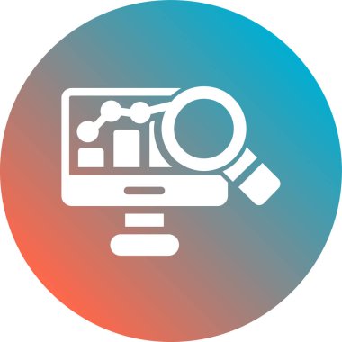 seo modern simgesinin vektör illüstrasyonu