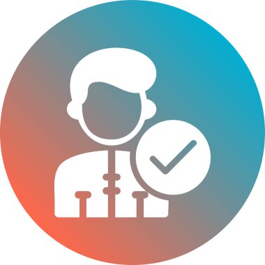 iş insanları simgesi, vektör illüstrasyonu