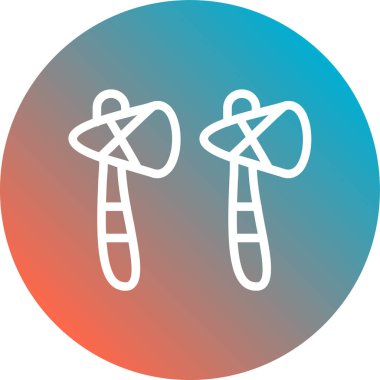 Modern b 'nin vektör illüstrasyonu halat simgesinden yoksun