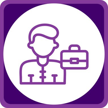 Bir doktor simgesinin vektör çizimi