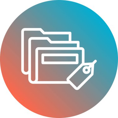 Dosya. Web simgesi basit illüstrasyon