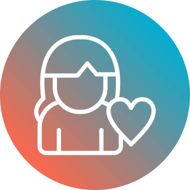 kalp simgesi, vektör illüstrasyonu