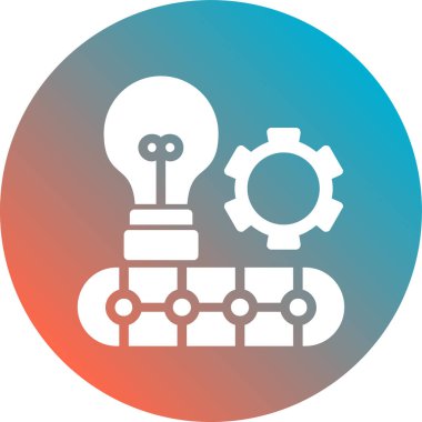 Robot simgesinin vektör illüstrasyonu