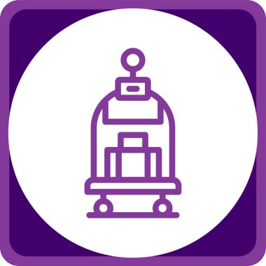 tren. Web simgesi basit illüstrasyon