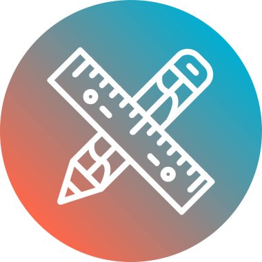 Kalem. Web simgesi basit tasarım