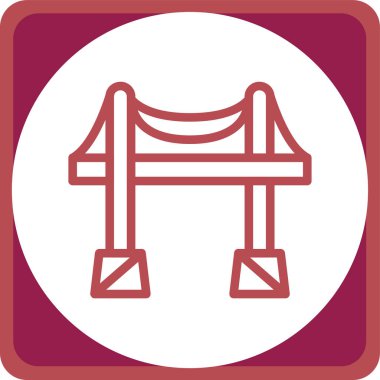 Modern simgenin vektör illüstrasyonu