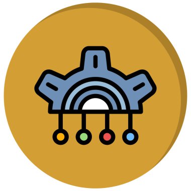 seo modern simgesinin vektör illüstrasyonu