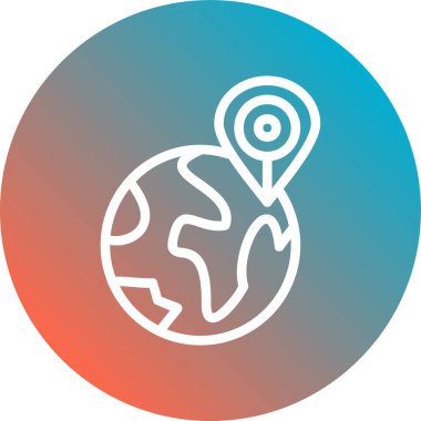 Seo simgesinin vektör illüstrasyonu