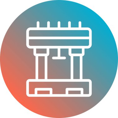 Modern b 'nin vektör illüstrasyonu eksik simgesi