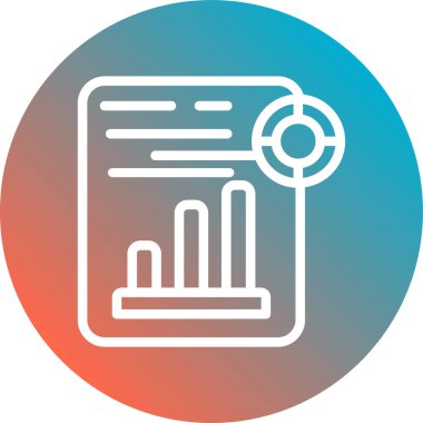 Belge simgesinin vektör illüstrasyonu