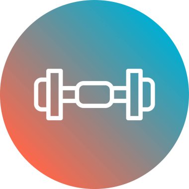 dambıl simgesi beyaz arkaplanda izole edildi