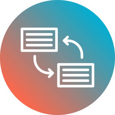 seo modern simgesinin vektör illüstrasyonu