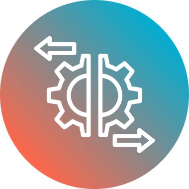 dişli vektör simgesi