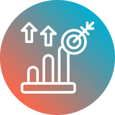 seo modern simgesinin vektör illüstrasyonu