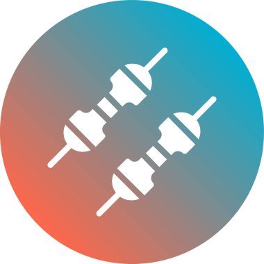 Modern oto tamir simgelerinin vektör illüstrasyonu