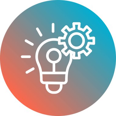 fikir simgesi, vektör illüstrasyonu