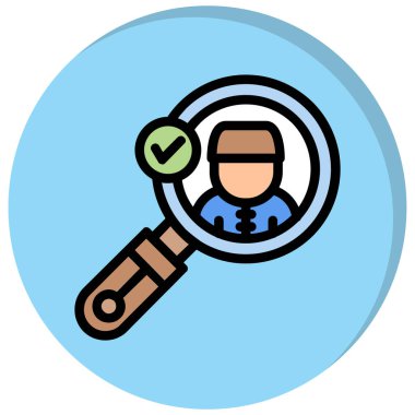 Ara. Web simgesi basit illüstrasyon