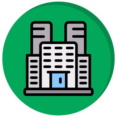 Bina. Web simgesi basit tasarım