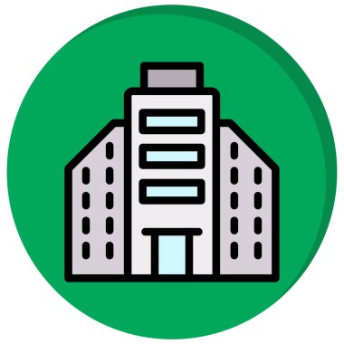 Hastane Simgesi Vektör İllüstrasyonu