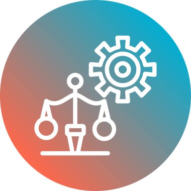 Modern simgenin vektör illüstrasyonu