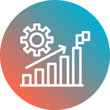 seo modern simgesinin vektör illüstrasyonu