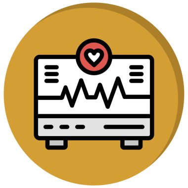 Kalp atışı. Basit illüstrasyon