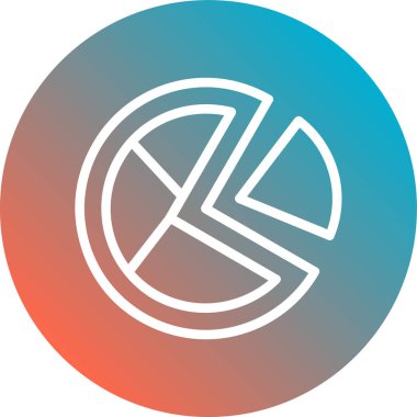 Mavi ve pembe renk simgesinin vektör illüstrasyonu