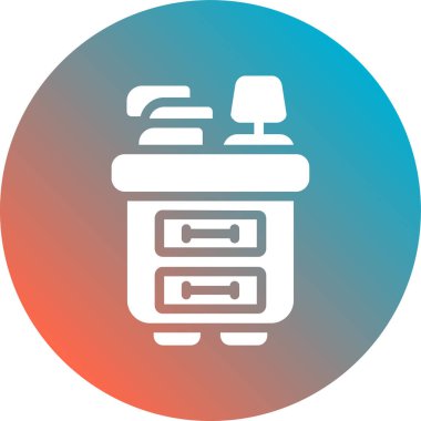 Modern simgenin vektör illüstrasyonu