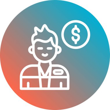 para simgesi, basit illüstrasyon