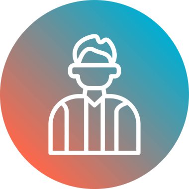 Modern insanın vektör çizimi