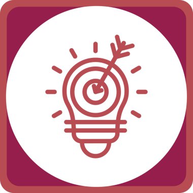 ampul simgesi, vektör illüstrasyonu