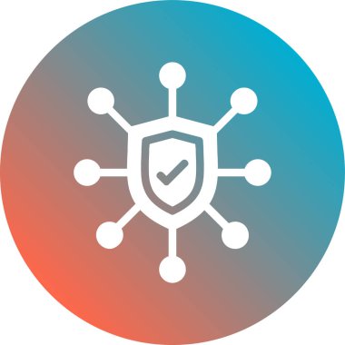 kalkan simgesi, vektör illüstrasyonu