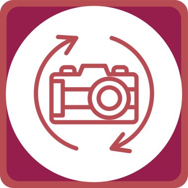 Modern simgenin vektör illüstrasyonu