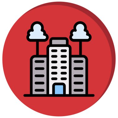 vektör şehir resimleme