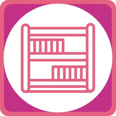 Modern eğitim ikonunun vektör illüstrasyonu