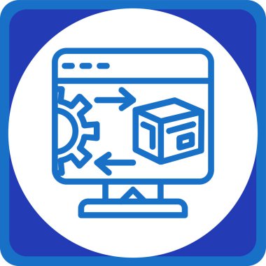 Web tasarım simgesi, vektör illüstrasyonu