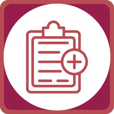 Kontrol Listesi Düz Vektör Simgesi