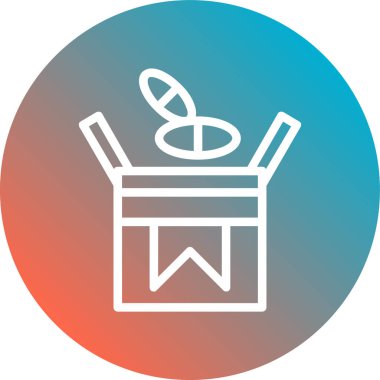 Gıda simgesinin vektör illüstrasyonu