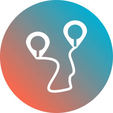 Bir ipin vektör illüstrasyonu