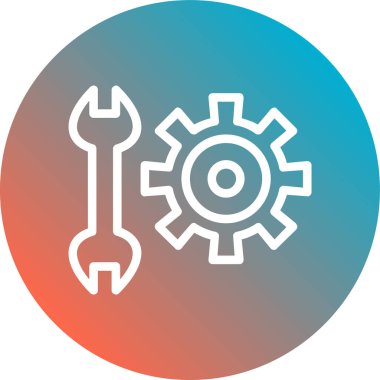 seo modern simgesinin vektör illüstrasyonu