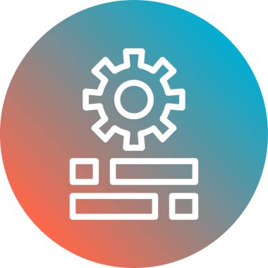 Simge tasarımının vektör illüstrasyonu.