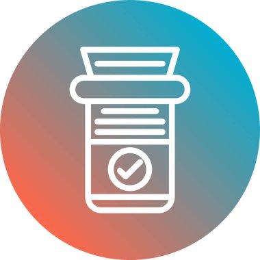 Modern simgenin vektör illüstrasyonu