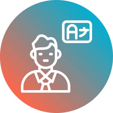 İş ve finans simgesinin vektör illüstrasyonu