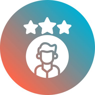 derecelendirme simgesi vektör illüstrasyonu