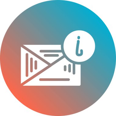 Posta Simgesi. Vektör İllüstrasyonu