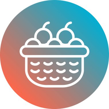 Gıda simgesinin vektör illüstrasyonu