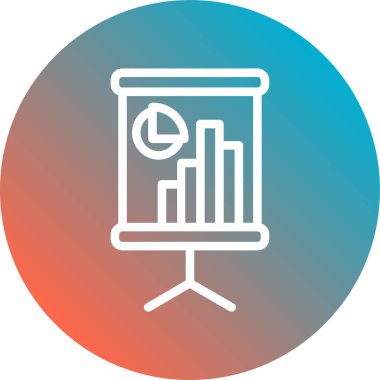 İş simgesinin vektör illüstrasyonu