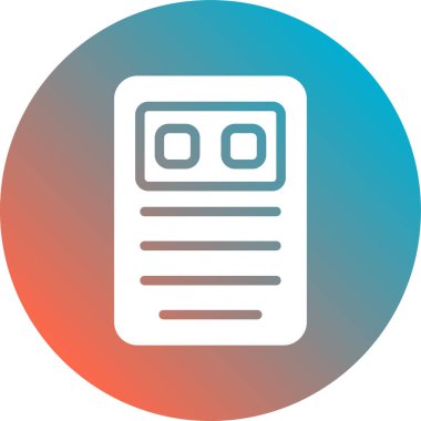 Kitap. Web simgesi basit illüstrasyon